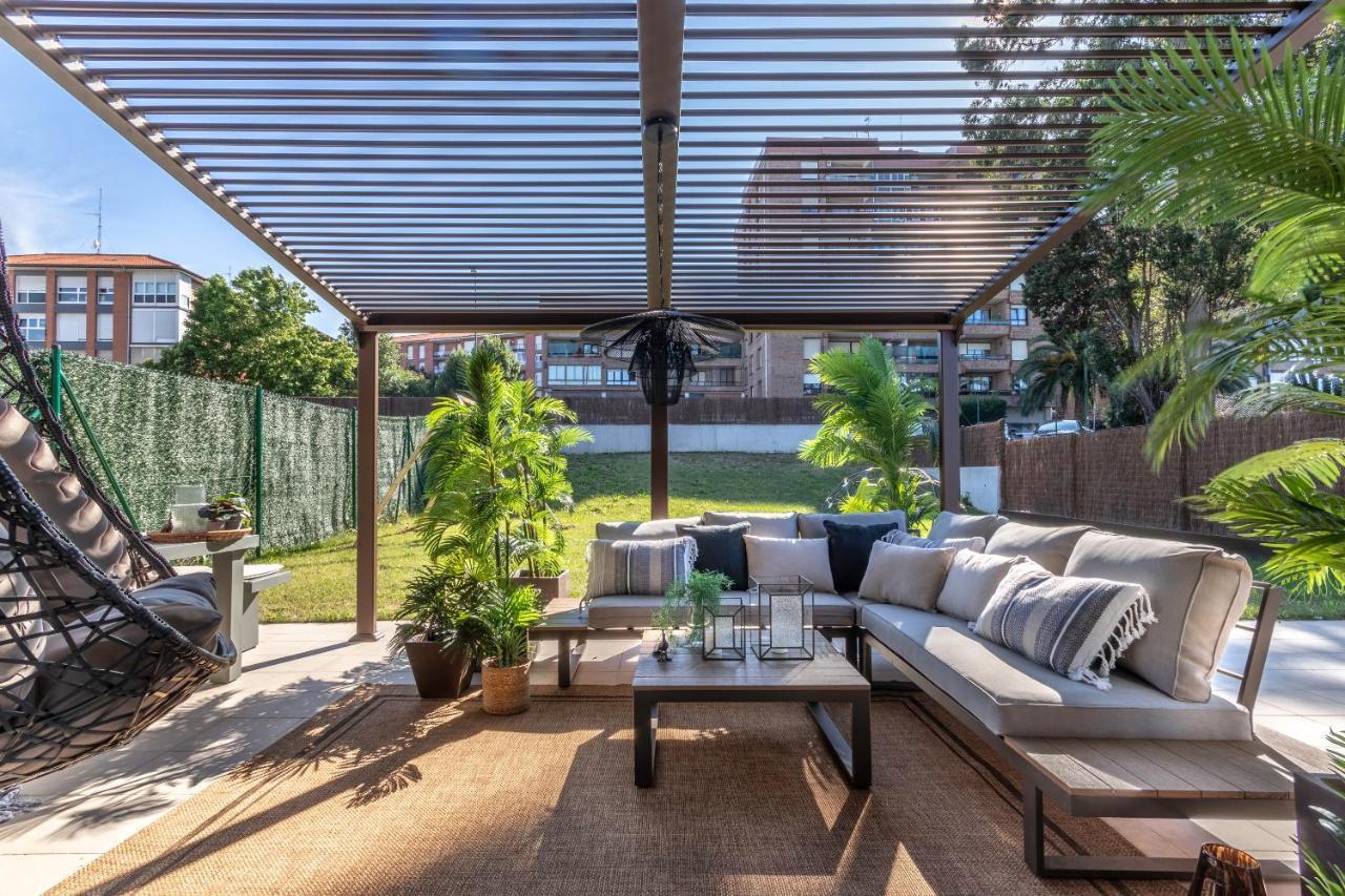 Akomodat En Precioso Y Moderno Con Jardin Y Parking Getxo Eksteriør bilde
